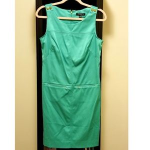 Fun turquoise sheath dress